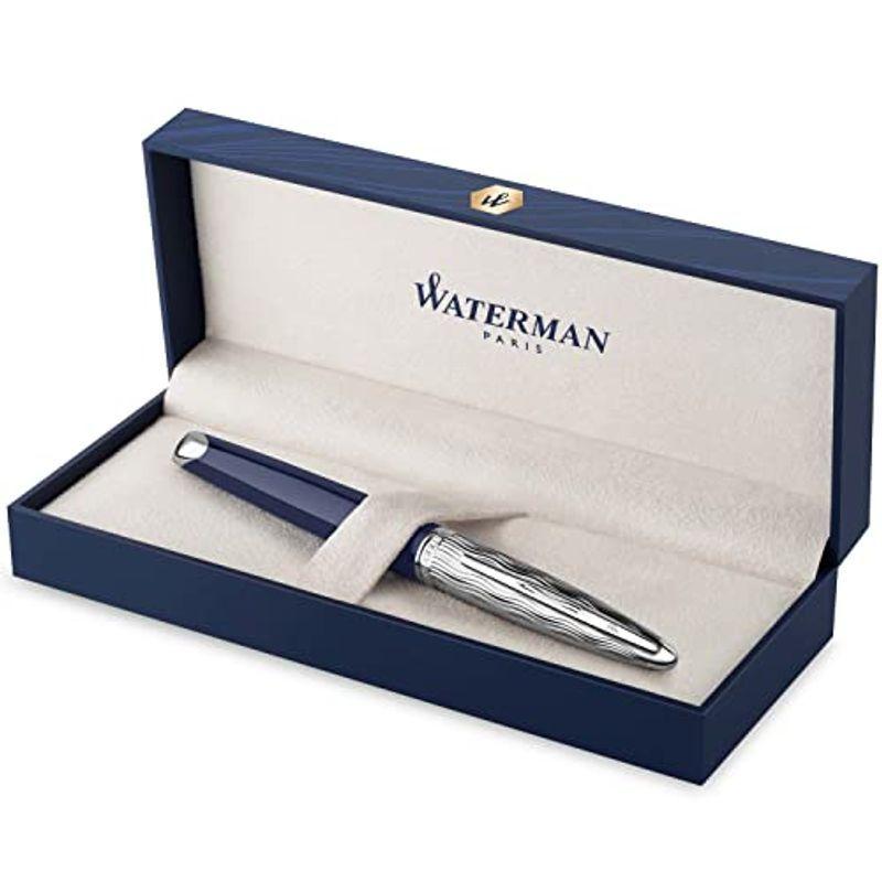 Waterman ウォーターマン 公式 カレン・デラックス ブルーST スペシャルエディション 万年筆 F 細字 高級 ブランド ギフト ブ