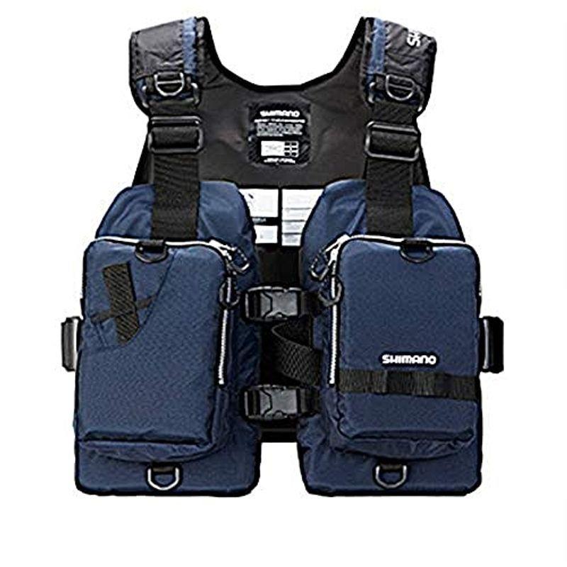 SHIMANO フィッシングベスト ライフジャケット　ブラック シマノ（SHIMANO） ライフジャケット ゲームベストライト フリー