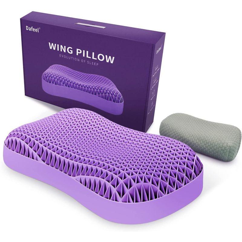 Dafeel 枕 まくら ジェルピロー枕蝶枕無重力ジェルピロー 安眠枕 無重力枕 ゲル枕 ハニカム枕 高反発枕 人間工学 洗える枕 TPE高 まくら ジェルピロー枕蝶枕無重力ジェルピロー 安眠枕 無重力枕 ゲル枕 ハニカム枕 高反発枕 人間工学 洗える枕 TPE高