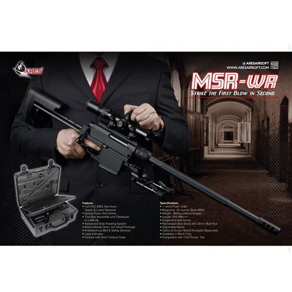 【特別価格】ARES MSR-WR エアコッキングスナイパーライフル 専用ハードケース付き_3