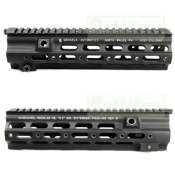 Geissele smr hk hk416 ハンドガード 10.5インチ AD HK416用 GEISSELE タイプ SMR 10.5インチ ハンドガード BK