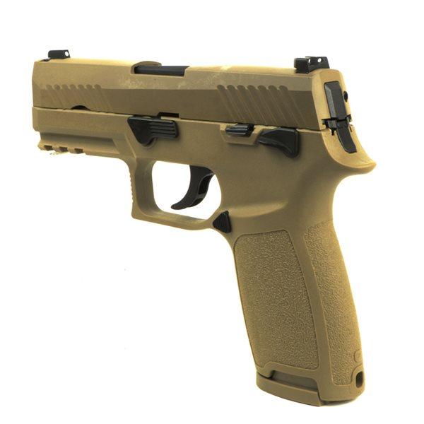 Asia Electric Guns AEG-F18 SIG P320 M18 キャリー ガスブローバックガン 無刻印ver. デザートカラー ...