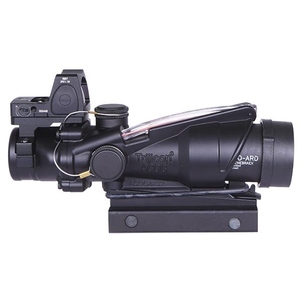Trijicon ACOG ブラック 光学サイト 4倍率 ARROW OPTICS ACOG TA31タイプ 4倍スコープ (集光式 レティクル) +RMR