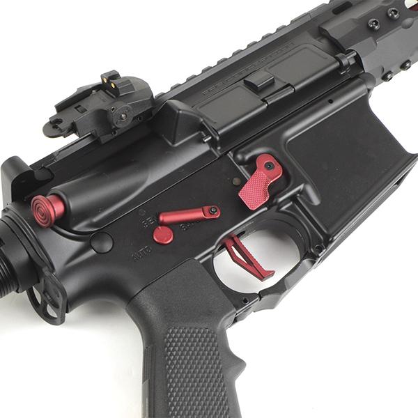 APS ASR115X マッチ ライフル MOD1 BR 電動ガン(電子トリガー搭載) ブラック/レッド |  | 04