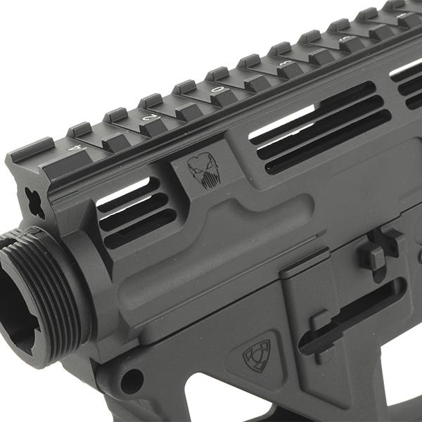 APS 軽量切削レシーバーキット PEW刻印 ver. M4 電動ガン用 ブラック