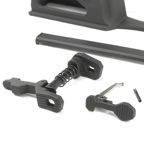 APS 軽量切削レシーバーキット PEW刻印 ver. M4 電動ガン用 ブラック