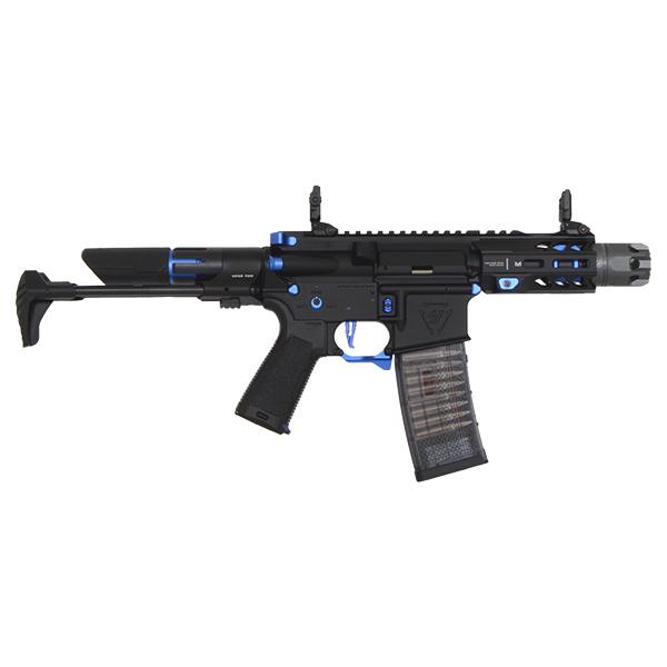 CGS EMG × T8 SP SYSTEMS STRIKE INDUSTRIES AR15 PDW ガスブローバック (SI Licensed) ブルー_1