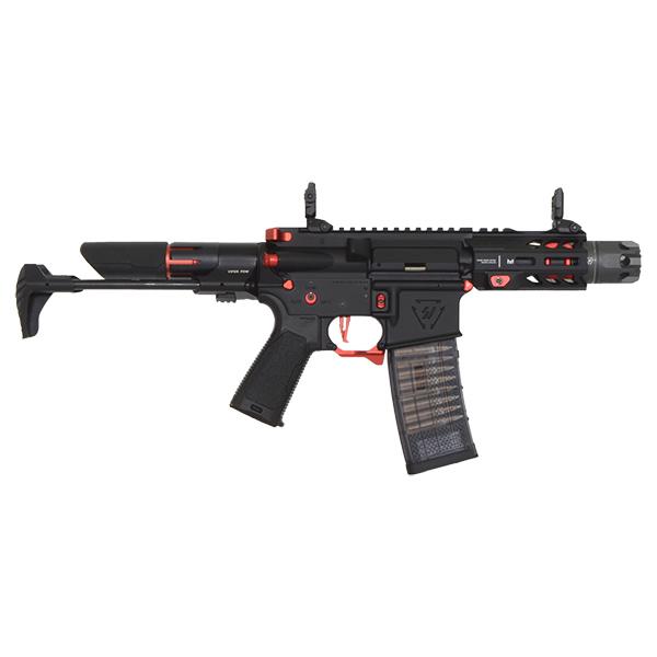 CGS EMG × T8 SP SYSTEMS STRIKE INDUSTRIES AR15 PDW ガスブローバック (SI Licensed) レッド_1