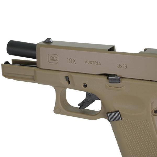 E&C 1302 GLOCK G19X ガスブローバック デザートカラー_4