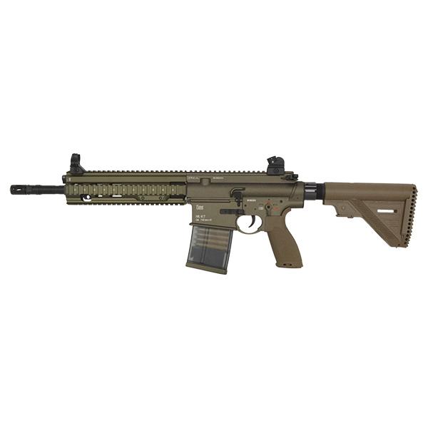 E&C 202E H&K HK417 10インチ 電子トリガー搭載 電動ガン デザート