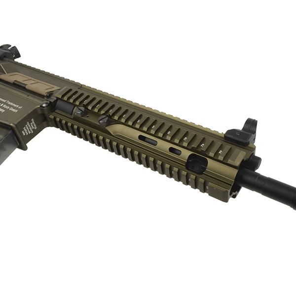 E&C 202E H&K HK417 10インチ 電子トリガー搭載 電動ガン デザート