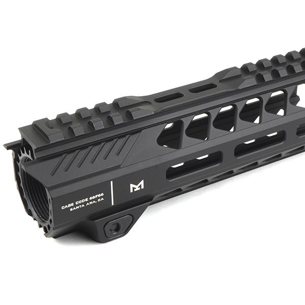 E&C MP1001 SIタイプ ストライク レールハンドガード 7インチ ブラック