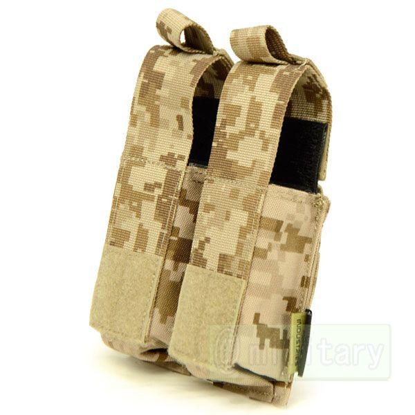 Étui Double Pistolet Airsoft Flyye Tactical – Noir, Fixation MOLLE