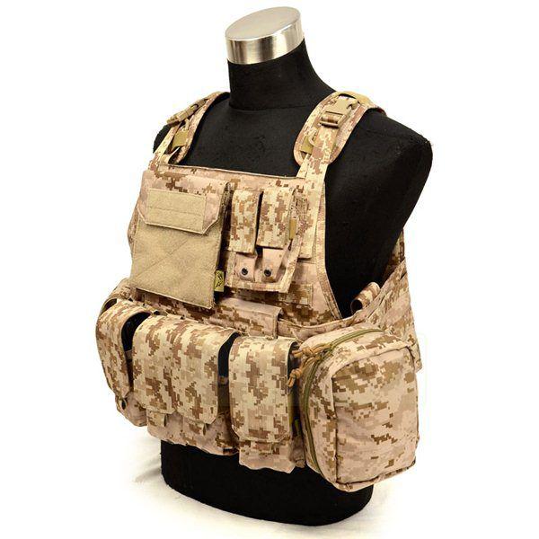 FLYYE MOLLE Style PC Plate Carrier with Pouch set AOR1 迷彩