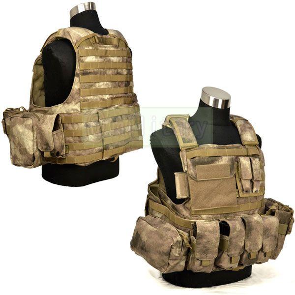 FLYYE Force Recon Vest with Pouch Set Ver.Land A-TACS 迷彩