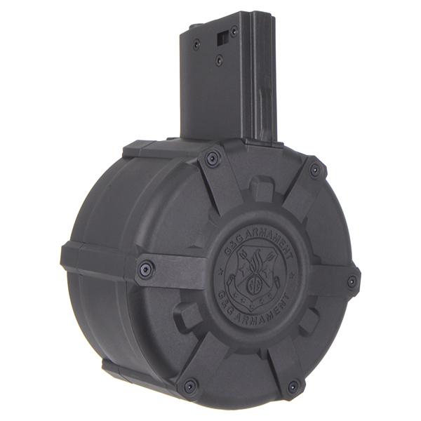 G&G ARMAMENT M4/M16 電動ガン用 ドラムマガジン 2300発 [G-08-171