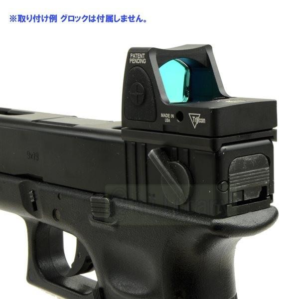 RMR タイプ コンパクトドットサイト グロック用マウント付き グレイ