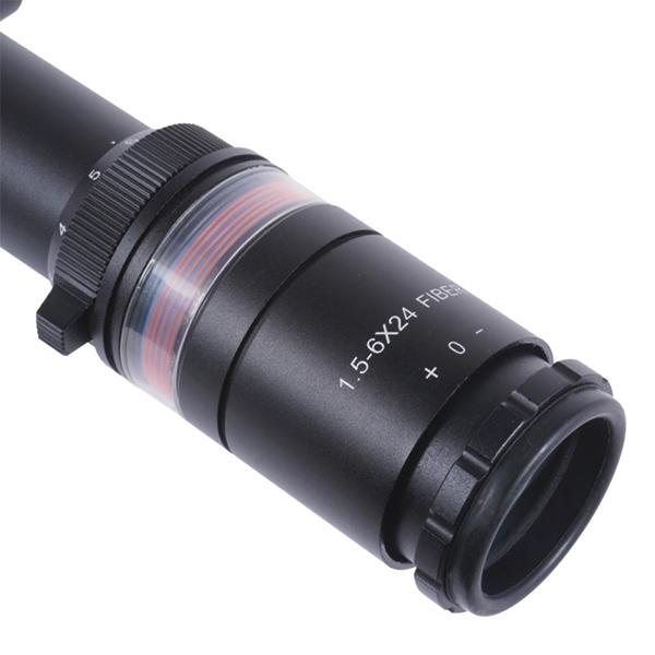TR24タイプ スコープ スナイパーライフル Trijicon TR24 タイプ 1.5-6×24 ファイバー集光 ライフル スコープ
