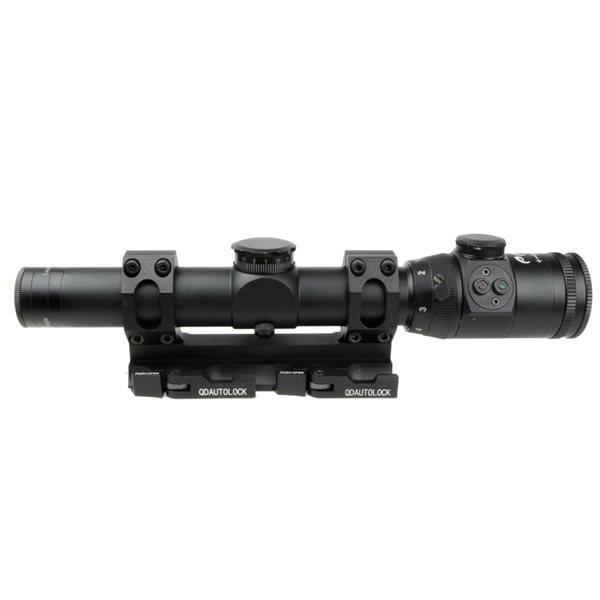 HOLY WARRIOR 1-4x24 ワイドアングル ライフルスコープ スコープ