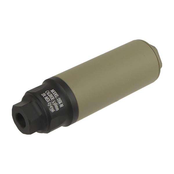 RGW MaximDefenseタイプ DSK-M ダミーサイレンサー 14mm逆ネジ セラコート デザートカラー
