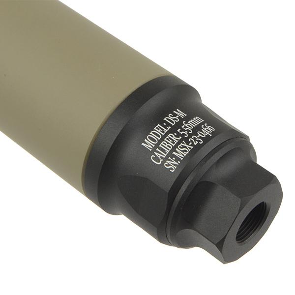 RGW MaximDefenseタイプ DSK-M ダミーサイレンサー 14mm逆ネジ セラコート デザートカラー