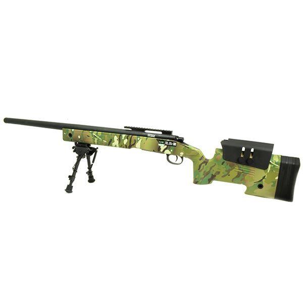 Specna Arms SA-S02 M40A3タイプ スナイパーライフル スコープ&バイポッドセット マルチカム