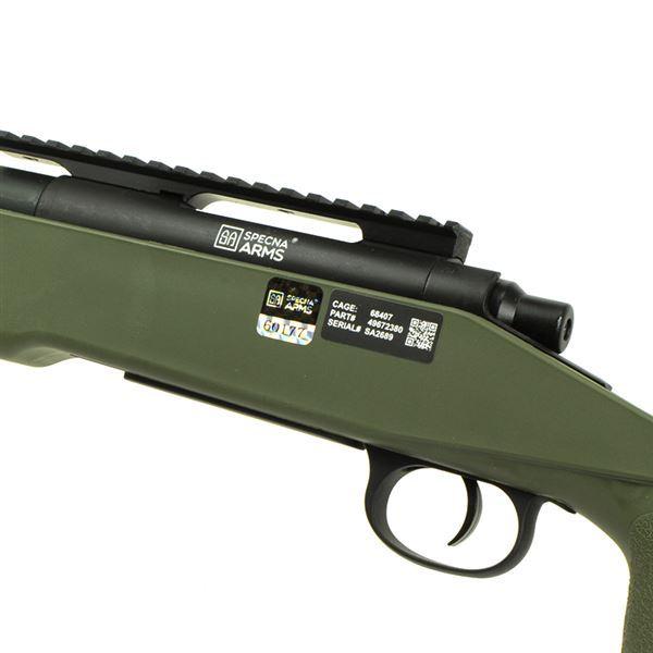 スナイパーライフル オリーブドラブ スコープ付き SNOW WOLF M24 スナイパーライフル エアコッキングガン オリーブドラブ
