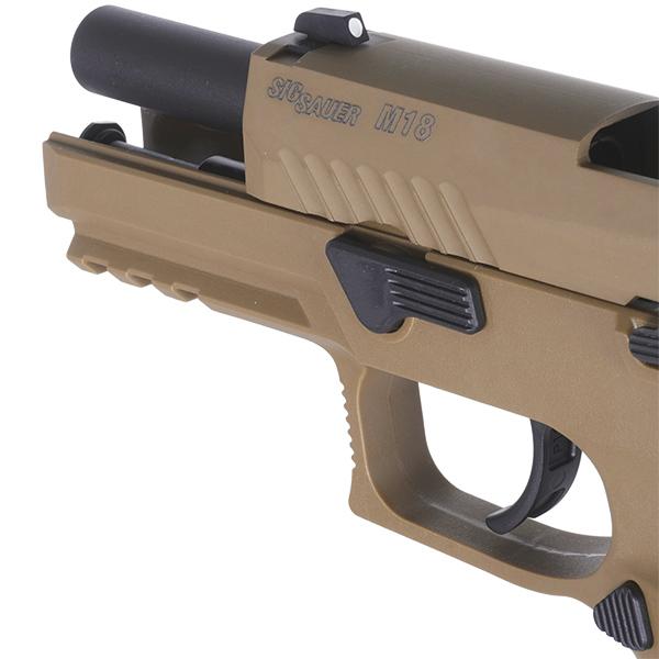 SIG AIR P320 M18 ガスブローバックガン デザートカラー : ジーリー