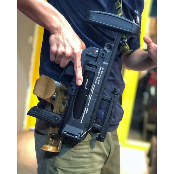 m320グレネードランチャー カイデックスホルスター Kydex ホルスター for M320 ランチャー [ベルトクリップ式] ブラック