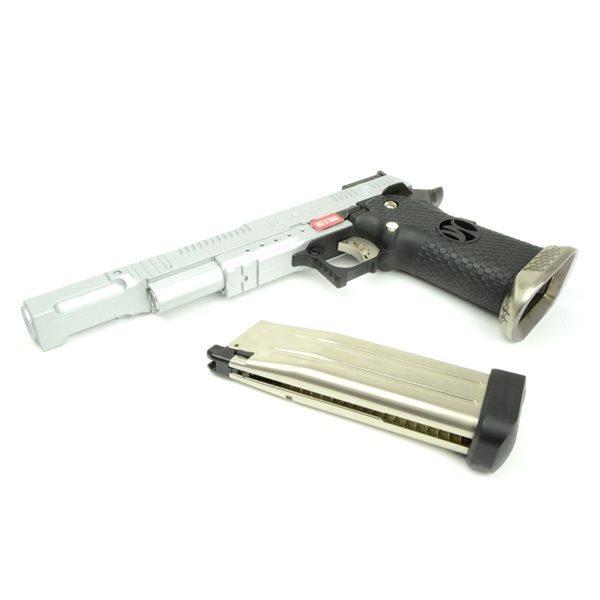 3*s様 Hi-CAPA ガスガン シルバー 3マガジン付き 3*s様 Hi-CAPA