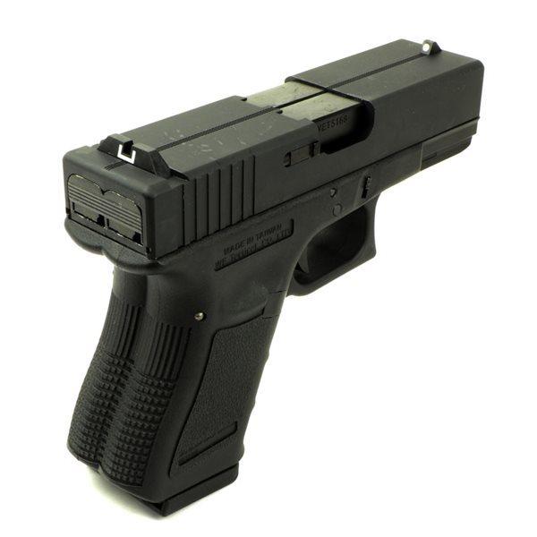 WE-TECH ダブルバレル G19 ガスブローバック ブラック : ジーリー