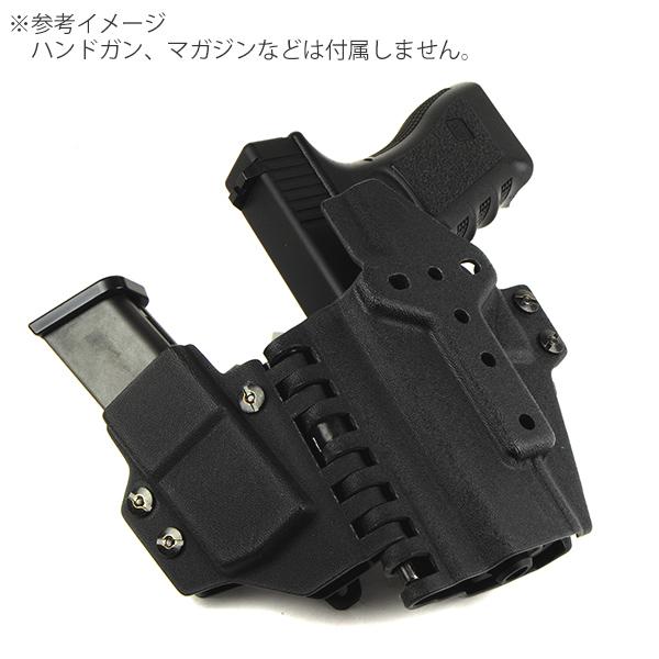 ゆっぴページです ガスガン シルバーブラック マガジン2本 ホルスター付き W&T TRタイプ SC2.0 カイデックス ホルスター & ピストルマガジン