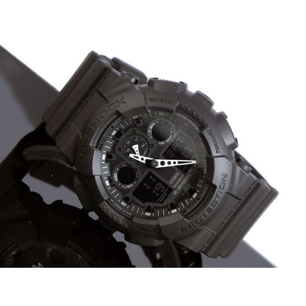 CASIO GA-100-1A1 G-SHOCK Gショック ブラック 黒 デジアナ 腕時計 うでどけい メンズ g−shock｜geestore｜03