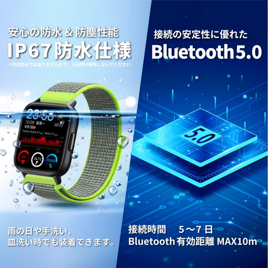 選べる色スマートウォッチ 体温測定 心拍計 血中酸素 大画面 防水 レディース メンズ 睡眠検測 Iphone Android 追跡可能メール便 Grv001 Set 腕時計 アクセサリー Gross 通販 Yahoo ショッピング