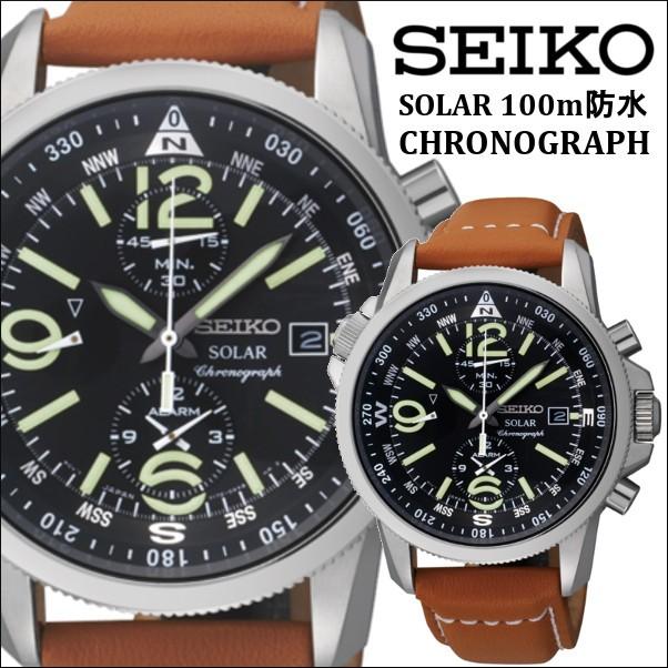 Seiko セイコー ソーラー ミリタリーパイロット クロノグラフ Ssc081p1 海外限定モデル 逆輸入品 腕時計 うでどけい ｓｅｉｋｏ メンズ 腕時計 Ssc081p1 腕時計 アクセサリー Gross 通販 Yahoo ショッピング