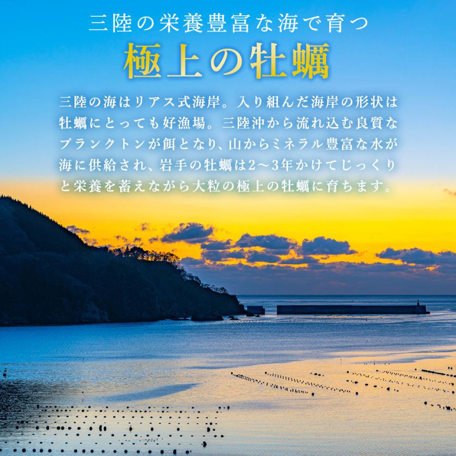 殻付き 生食用 牡蠣 岩手県産 25個 冷凍 牡蠣 3.11 かき カキ ギフト 産地直送 鍋 バーベキュー BBQ 2024 プレゼント ギフト GW 母の日 父の日｜gei-iwatemeisan｜02