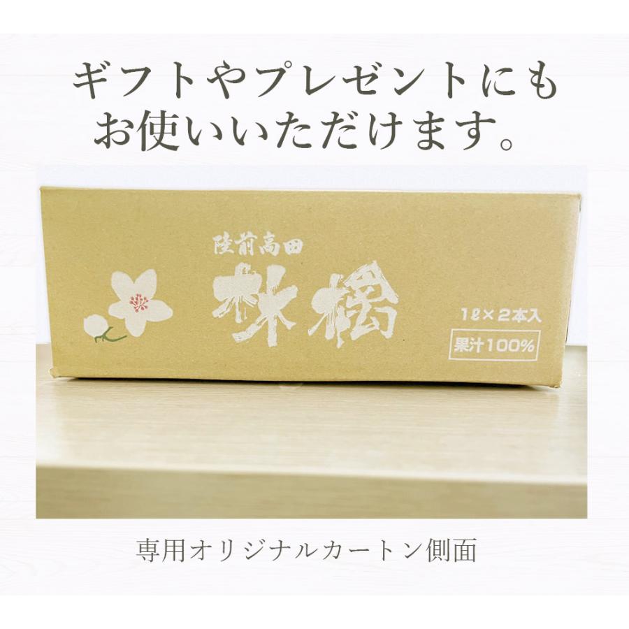 50%OFF 天然果汁 100％ 紅玉 ストレート りんごジュース 1L×2本 5ケース お買い得 セール 陸前高田 アップルジュース プレゼント ギフト 母の日 父の日 GW｜gei-iwatemeisan｜11