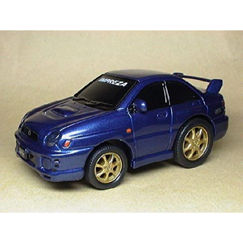 プルバックカー　スバル　インプレッサ　WRX　ブルーメタリック