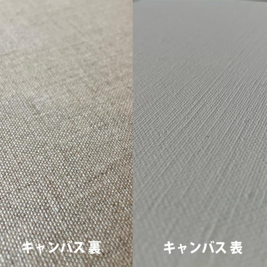 クレサン 張りキャンバス キャンバス F8 AD 麻100％ 国産品 桐木 中目 画材 8枚セットの画像