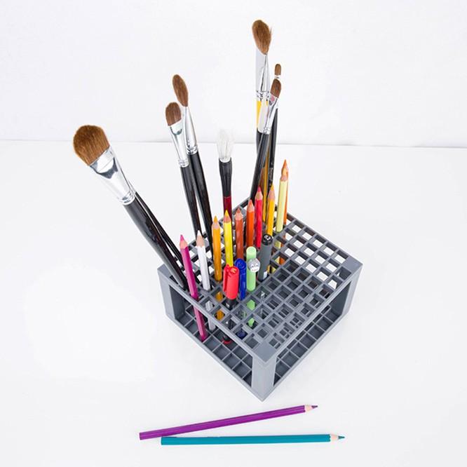 筆立て ペン立て 画筆 絵筆 水彩画 油絵 アクリル絵具 画材 美術