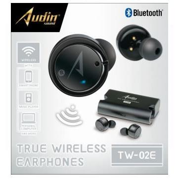 ピーナッツクラブ Audin Sound トゥルーワイヤレスイヤホン Tw 02e Kk 充電box付き カー用品のwebいち店 通販 Paypayモール