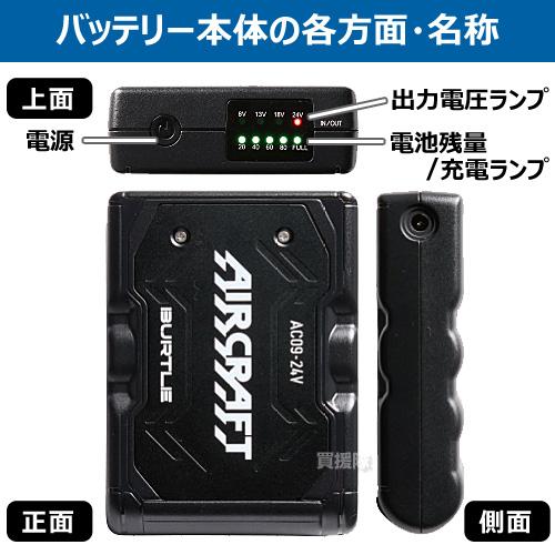 BURTLE 2025年新型 バートル バッテリー24V 2025 ファン セット