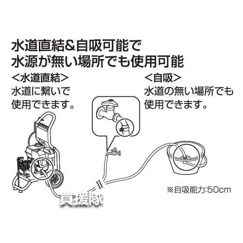工進（KOSHIN） エンジン式 高圧洗浄機 JCE-1710 : ヒラキショウジ