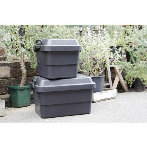 TRUSCO中山 収納ボックス 日本製 トランクカーゴ 30L 黒 BLKC-30