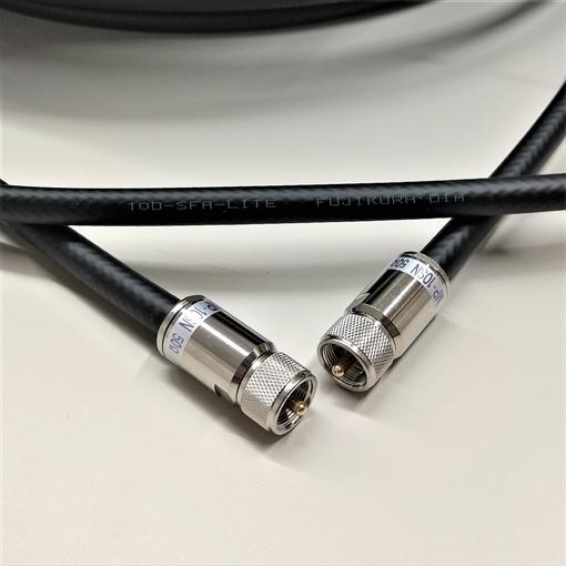 フジクラ 10DSFA(10D-SFA)-LITE 15m 両端50ΩMP接栓付 固定局用ケーブル
