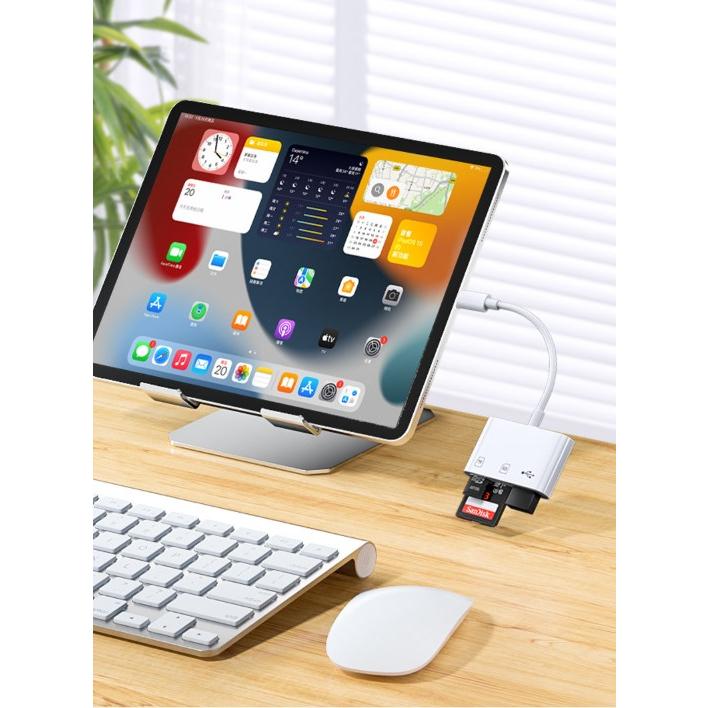 SDカードリーダー 3in1 iPhone iPad データ転送 動画転送 TYPE-C SD TF USB 11ZA : 5050マート ...