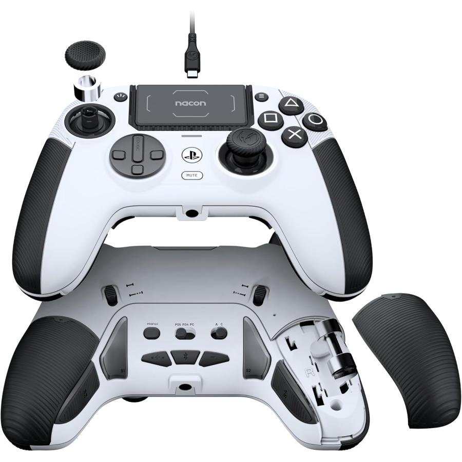 PS5 ナコン レボリューション5 コントローラー ホワイト 美品 NACON Revolution 5 Pro Officially Licensed PlayStation Wireless