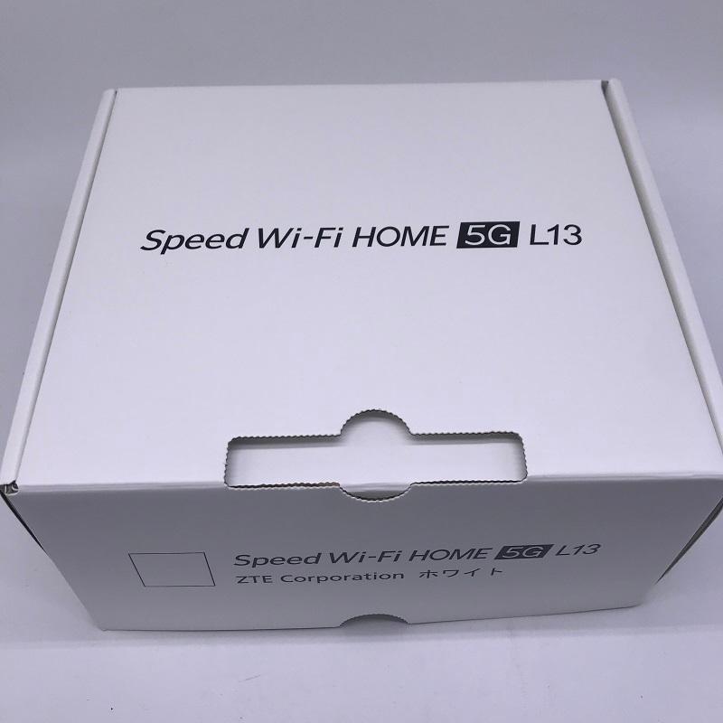 Speed Wi-Fi HOME 5G L13 ZTR02 ホワイト ホームルーター 214AM : 5050