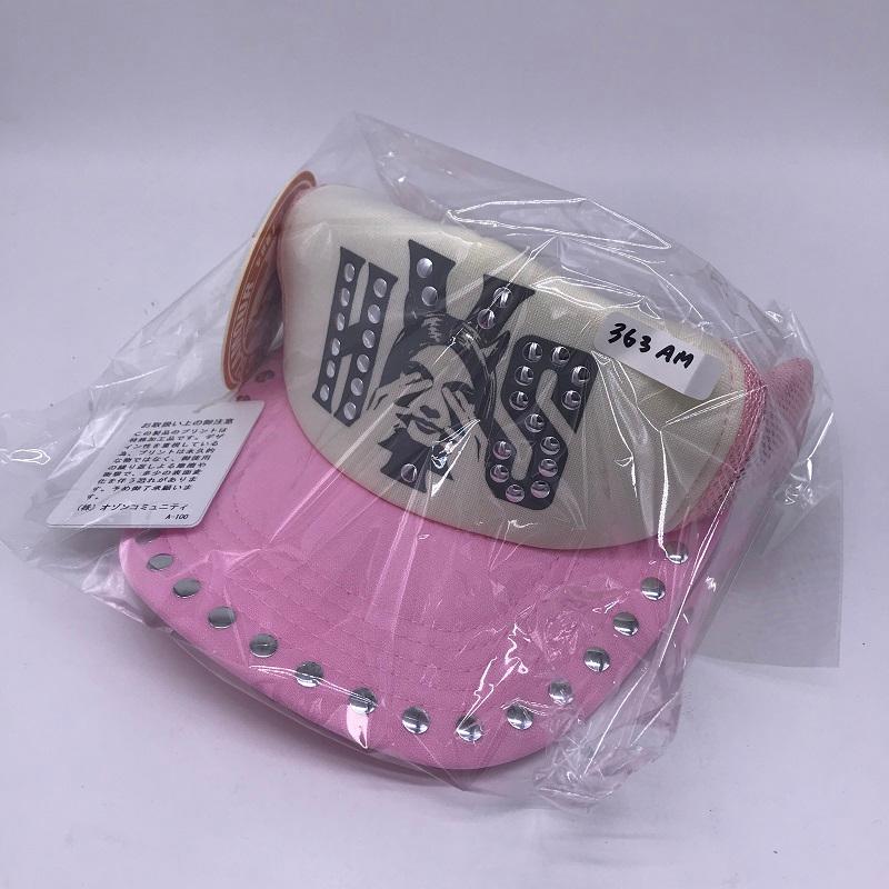 HYSTERIC GLAMOUR WOMEN ピンク SEE NO EVIL スタッズメッシュ HYSTERIC GLAMOUR WOMEN ピンク SEE NO EVIL スタッズメッシュ