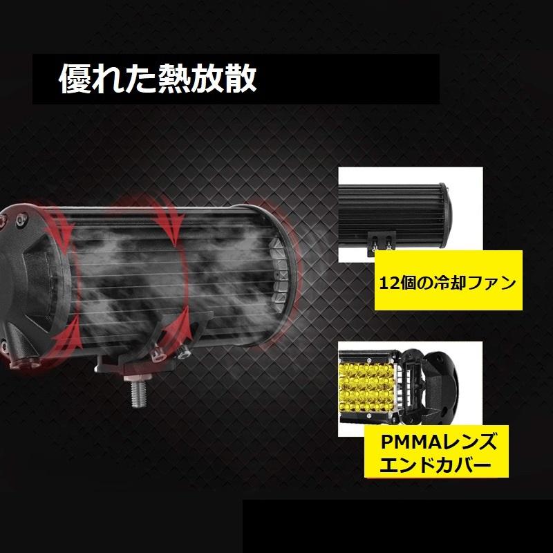 LED イエロー ワークライト 作業灯 防水 デッキライト フォグランプ